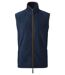 Premier Mens Artisan Fleece Vest (Navy/Brown) - UTRW8189