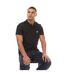 Mens Oyster River Logo Polo Shirt Black Timberland-1