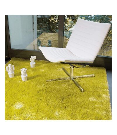 Tapis longs poils shaggy fait main motif uni SWING