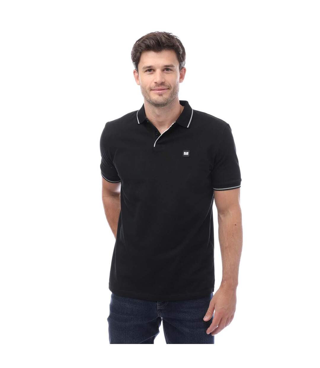 Polo spello homme noir Weekend Offender-1