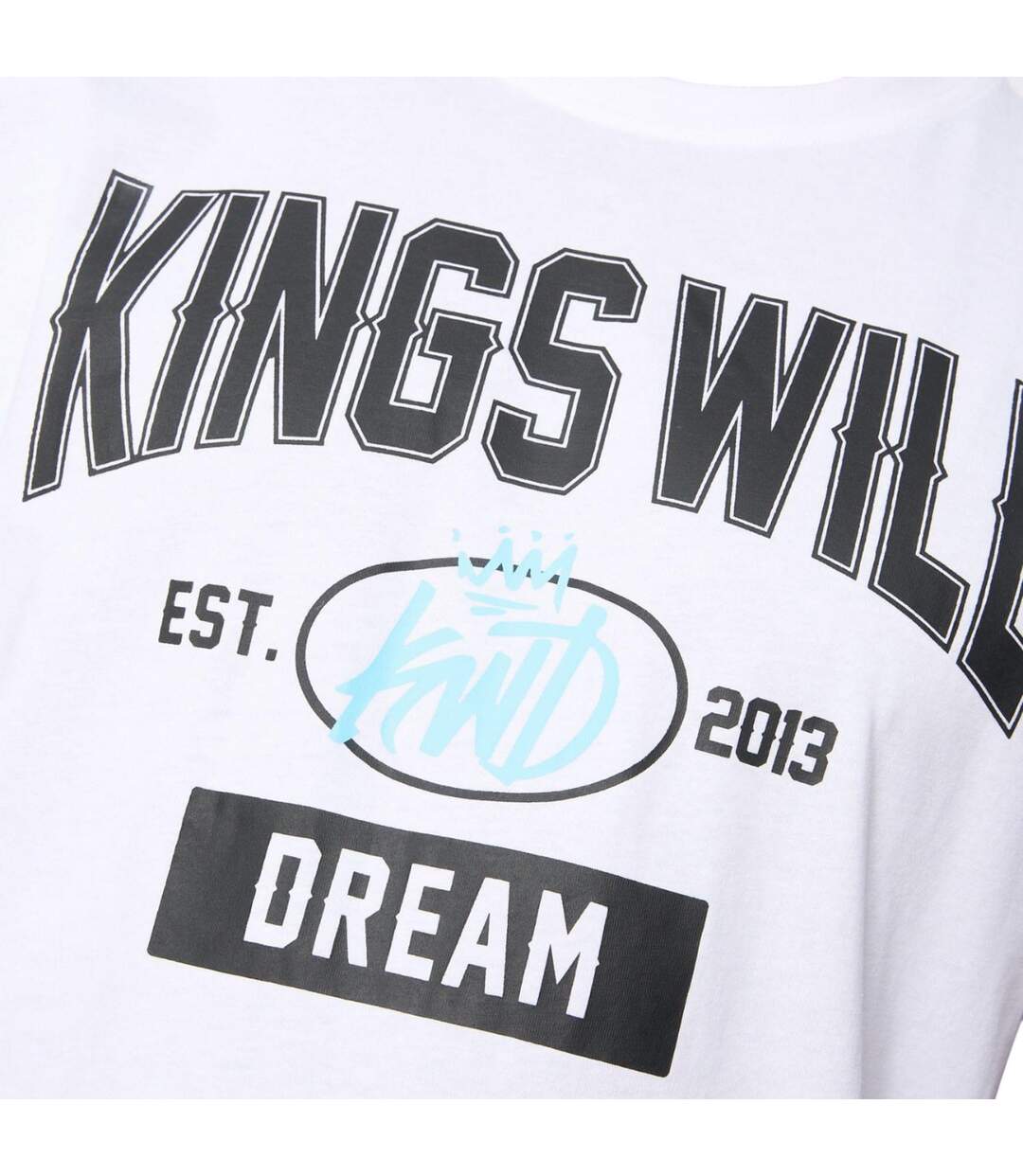 T-shirt Knockout Homme Blanc Kings Will Dream-4