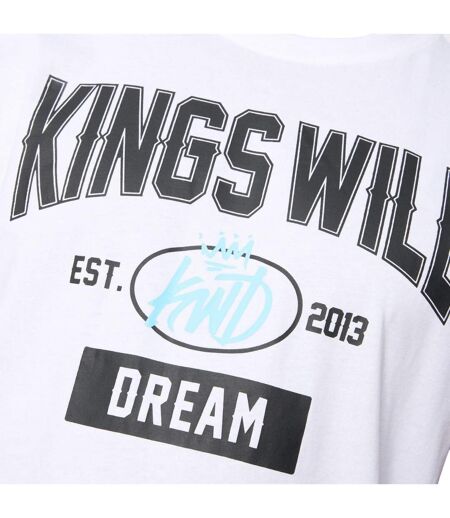 T-shirt Knockout Homme Blanc Kings Will Dream