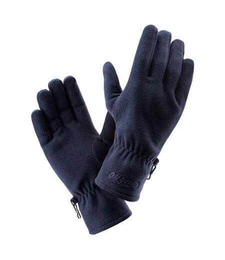 Gants De Ski Motif/style Logo Salmo Homme Bleu Foncé Hi-Tec