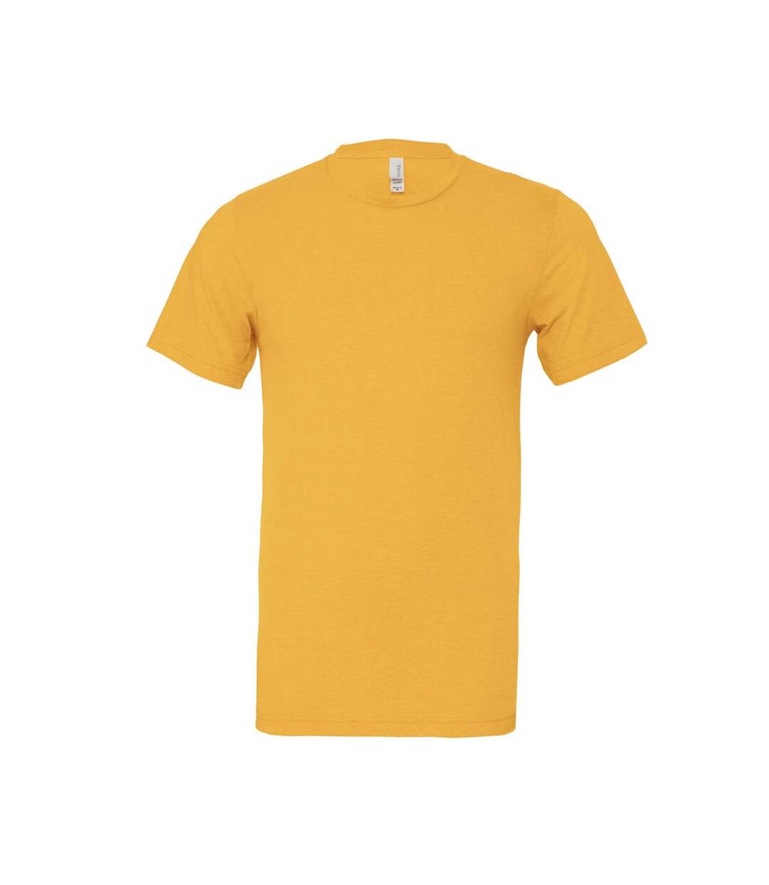 T-shirt adulte jaune vif chiné Bella + Canvas