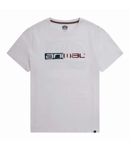 Animal Mens Jacob Logo T-Shirt (White)