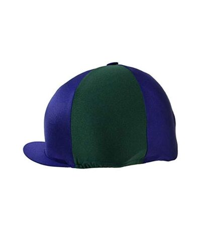 HyFASHION Two Tone Hat Cover (Navy/Bottle Green) - UTBZ884