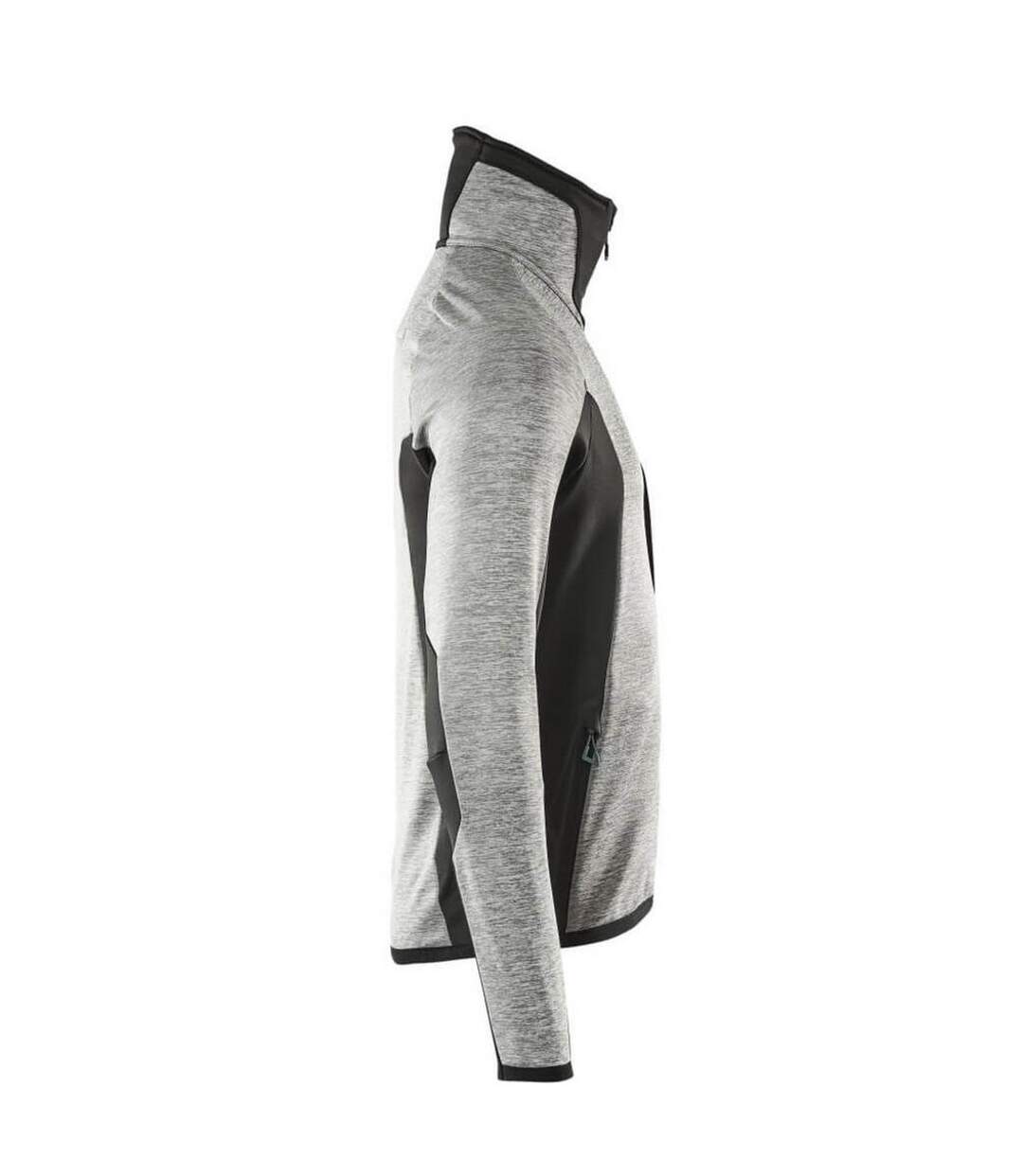 Mens Advanced Fleece Jacket Grey Black Flecked Mascot-3