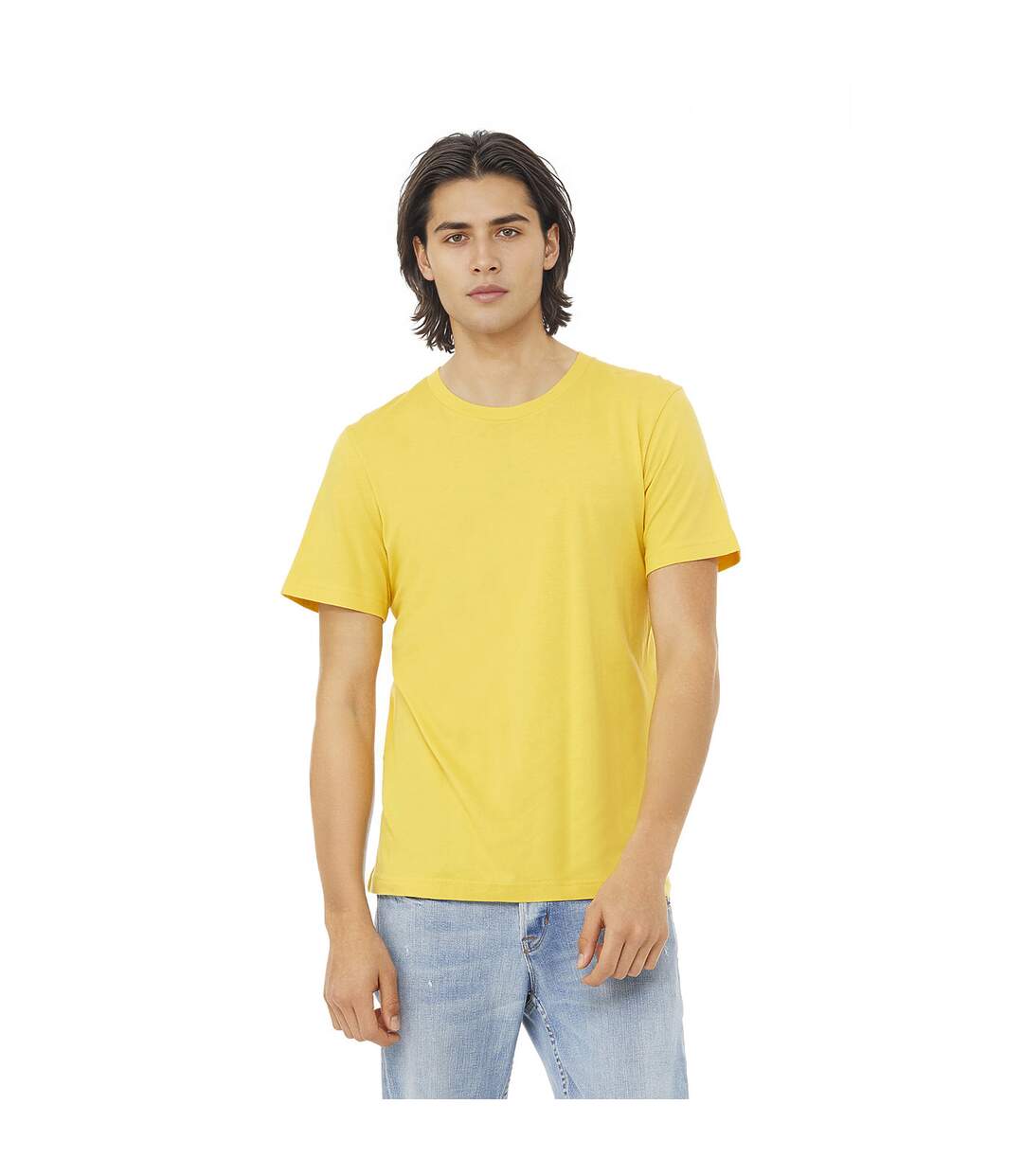 T-shirt adulte jaune vif Bella + Canvas-3