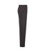 Mens Open Hem Jogging Bottoms Black Fruit Of The Loom-2