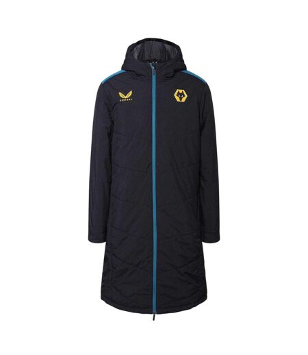 Anorak Motif/style Wolverhampton Wanderers Fc Homme Noir Noir Castore