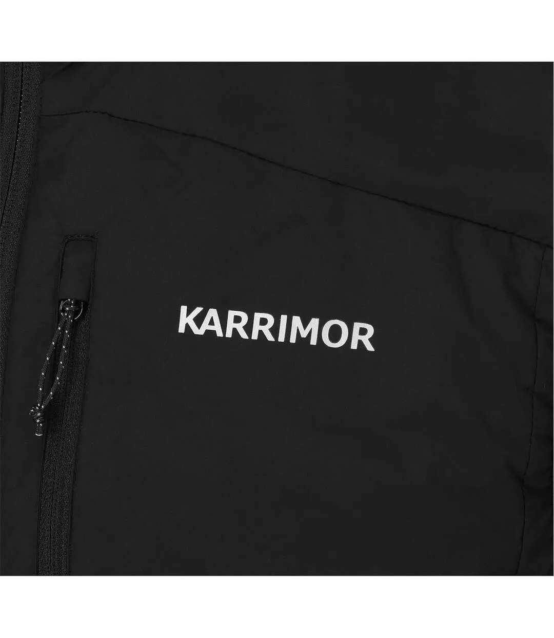 Mens Cheetah Gilet Black Karrimor-4