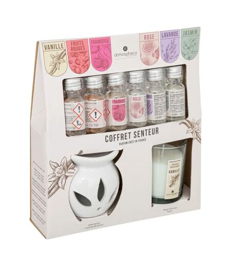 Coffret Senteur 8 Pièces Bien-être 20cm Jasmin