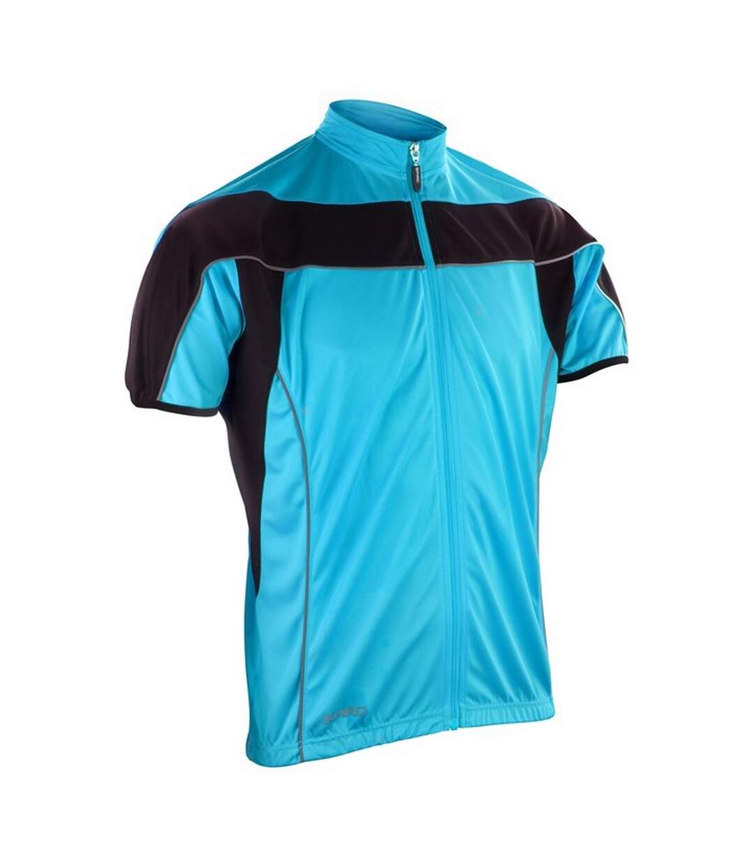 Maillot de cyclisme bikewear homme turquoise / noir Spiro