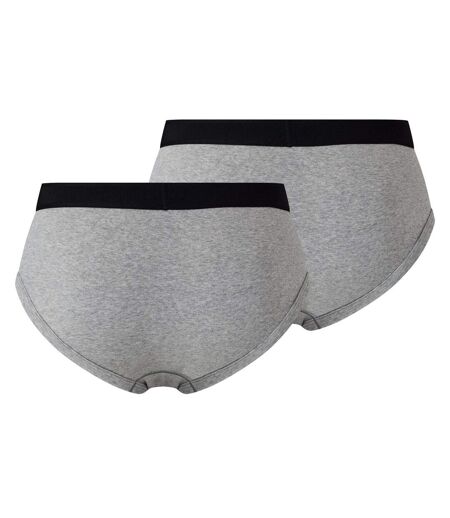 Pack Of 2  Mens Logo Cotton Briefs  Grey Tom Ford