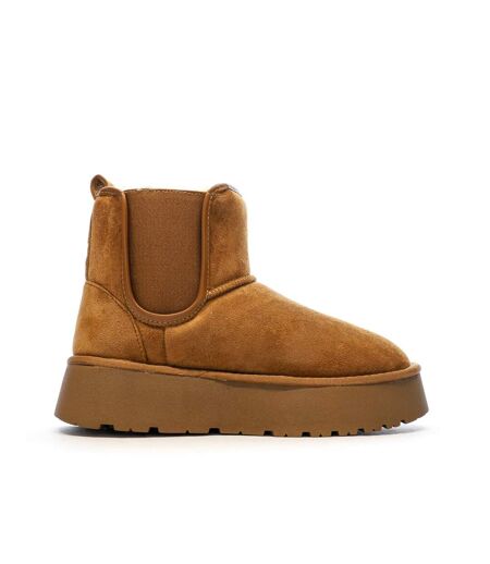Boots camel femme xti ladies ankle