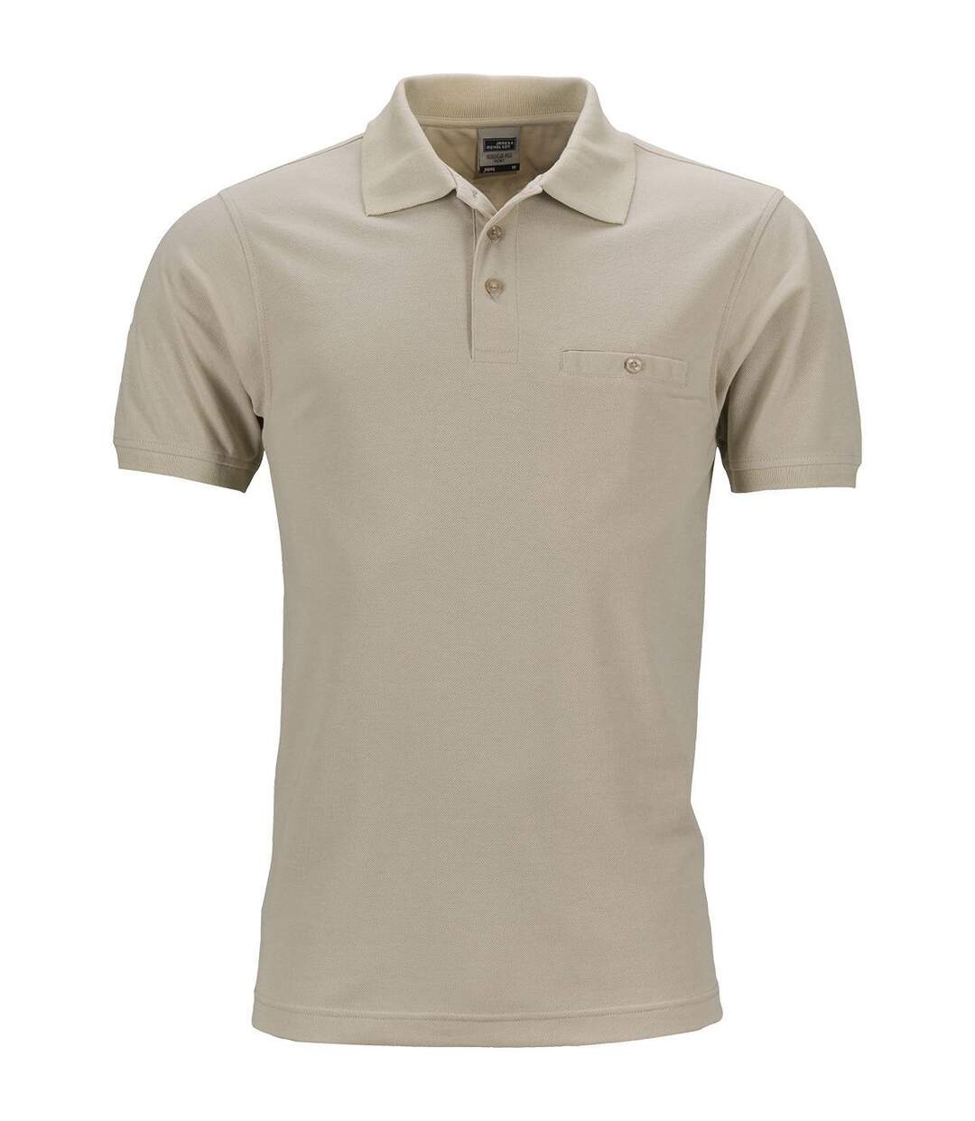 Polo homme poche poitrine - workwear - JN846 - beige pierre