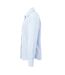 Premier Womens/Ladies Microcheck Long Sleeve Shirt (Light Blue/White) - UTRW5523-3