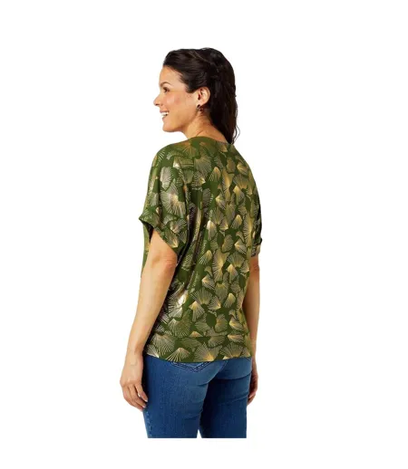 Haut Motif/style Aluminium Femme Vert Kaki Biba