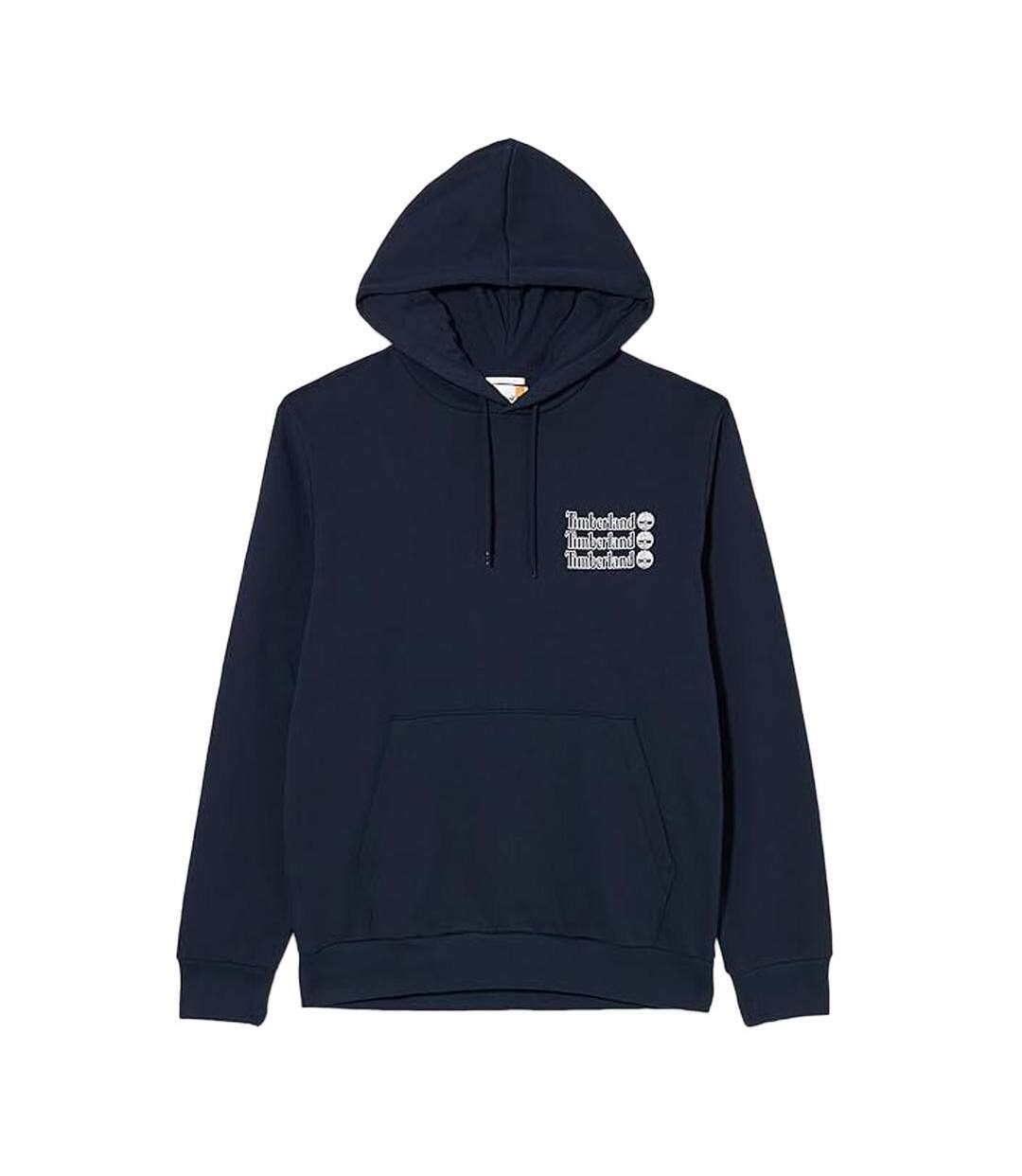 Sweat à capuche marine homme timberland  2 tier 3-1