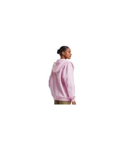 Sweat À Capuche Duveteux Femmes/ladies Rose Tendre Build Your Brand