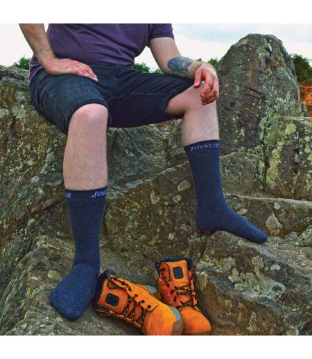 12 Pairs Mens Cushioned Crew Hiking Walking Boot Socks