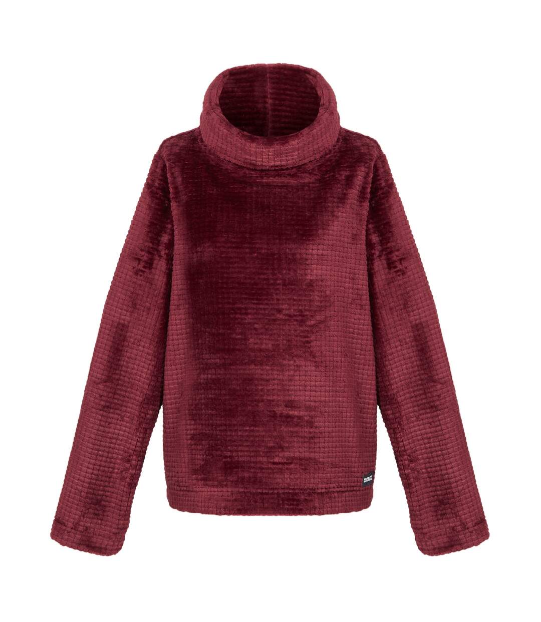 Womens/ladies bardou ii velour fleece top cabernet Regatta