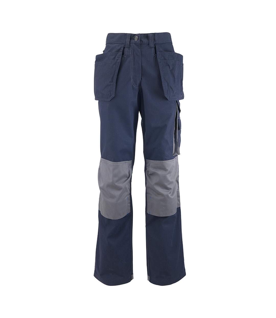 Pantalon de travail holster femme bleu marine / gris Alexandra