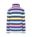 Womens/ladies Contrast Striped Jacket Multicoloured Lazy Jacks-2