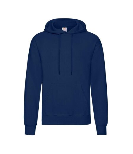 Sweat À Capuche Homme Bleu Marine Foncé Fruit Of The Loom