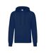 Sweat À Capuche Homme Bleu Marine Foncé Fruit Of The Loom-1
