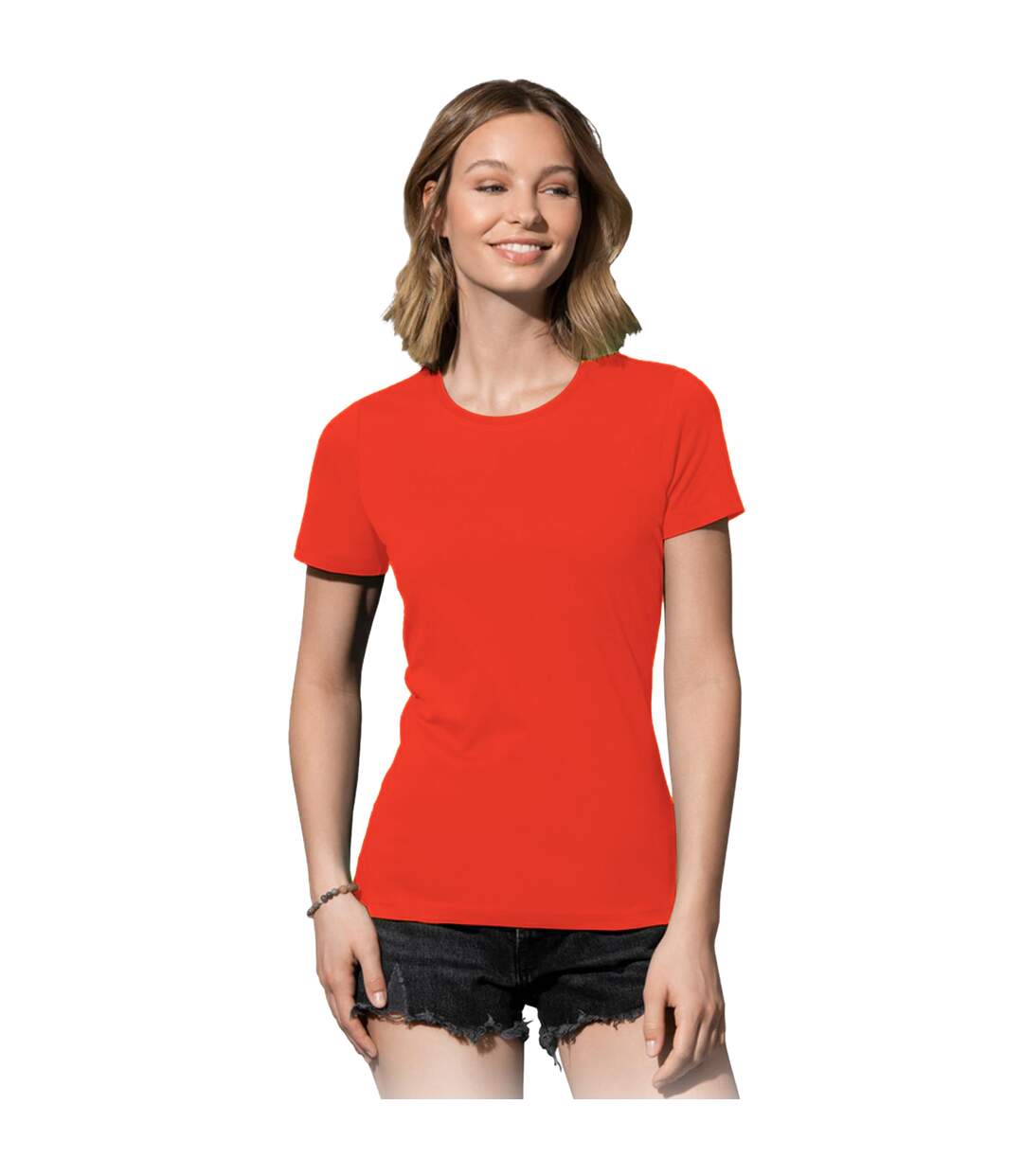 T-shirt femmes orange vif Stedman