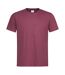 T-shirt Classique Homme Rouge Foncé Stedman-2
