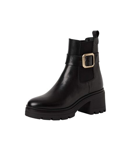 Bottine à Talon Chelsea Cuir Tamaris