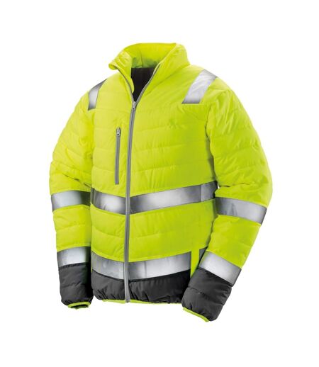 Safeguard Mens Soft Padded Safety Jacket Fluorescent Yellow Result