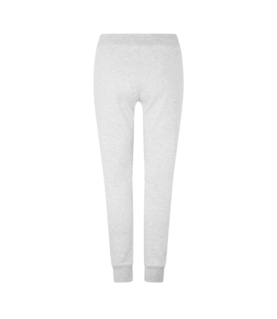 Womens/ladies Hunston Polycotton Joggers Grey Marl Marl Jack Wills-4