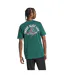 Mens Pizza Cotton T-shirt Green Adidas-3