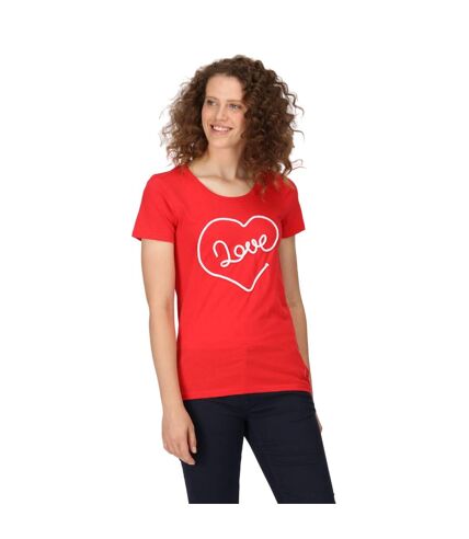 Regatta - T-shirt FILANDRA - Femme (Rouge vif) - UTRG8798