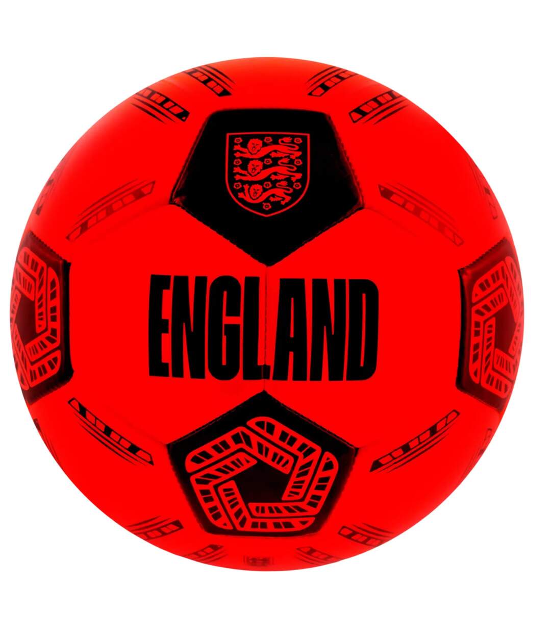 Light Up Football 5 Orange Black England FA-3