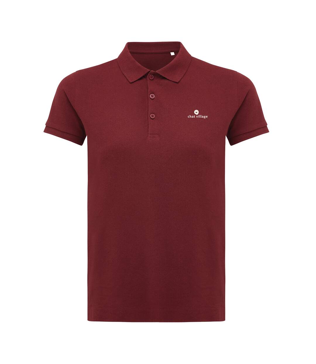 Womens/ladies yosemite pique polo shirt burgundy Iqoniq-1
