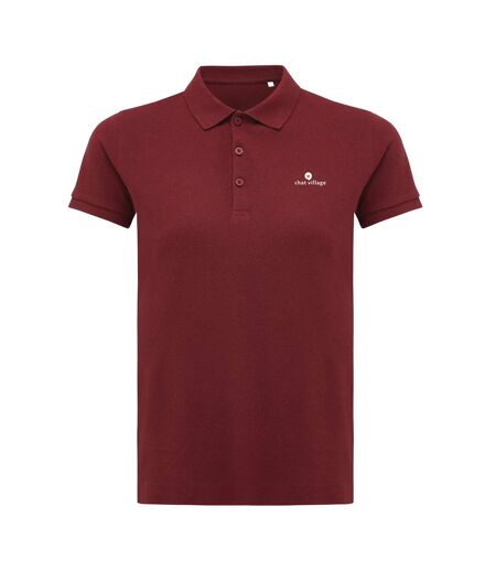 Womens/ladies yosemite pique polo shirt burgundy Iqoniq