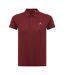 Womens/ladies yosemite pique polo shirt burgundy Iqoniq-1