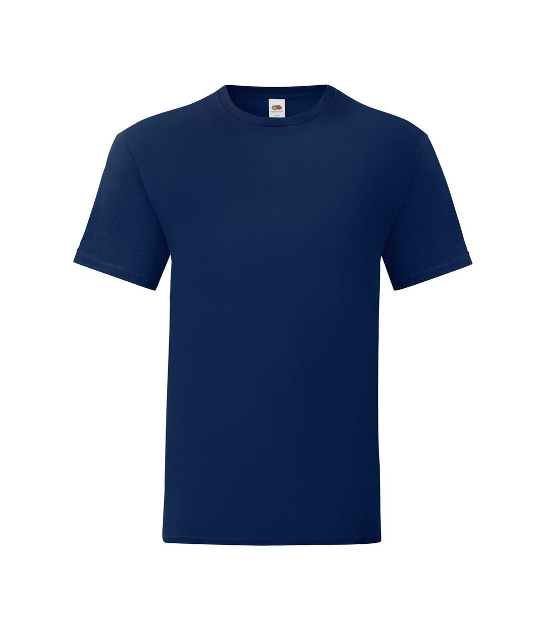 T-shirt iconic homme bleu marine Fruit of the Loom-1