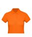Womens/ladies Inspire Polo Shirt Orange B&C-2