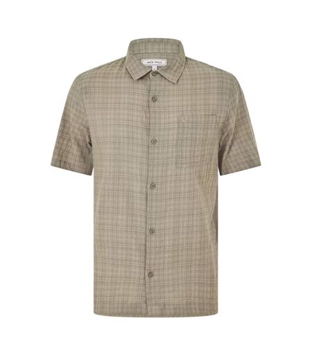 Mens Checked Pocket Shirt Green Jack Wills