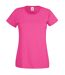 Fruit Of The Loom Ladies/Womens Lady-Fit Valueweight Short Sleeve T-Shirt (Fuchsia)