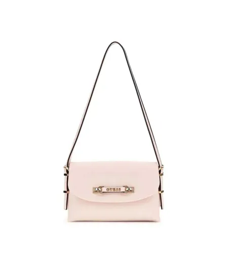 Sac à bandoulière rose femme guess lefia