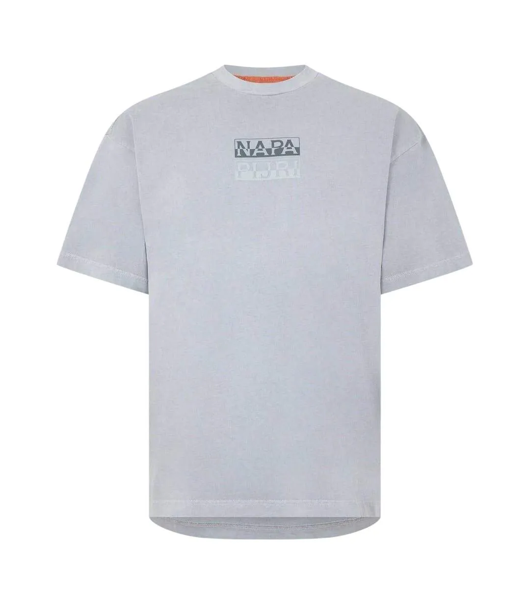 Mens Cotton T-shirt Ultimate Grey Napapijri-2