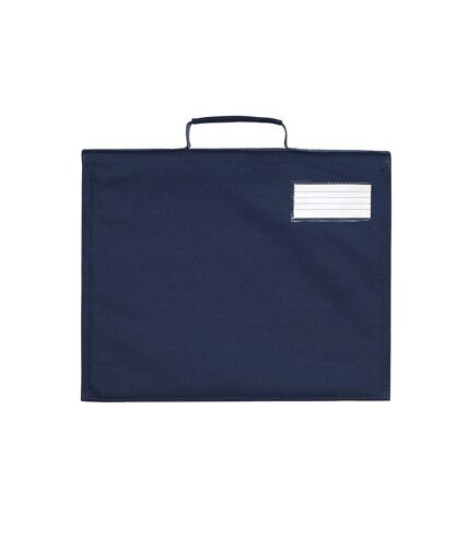 Quadra Classic Reflective Book Bag (French Navy) (One Size) - UTPC6271