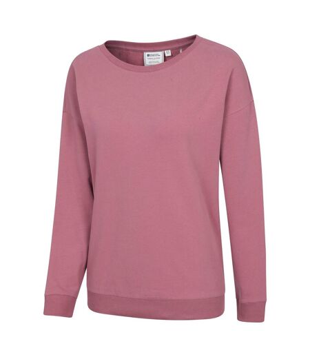 Womens/ladies Pentle Lightweight Sweatshirt Pink Mountain Warehouse