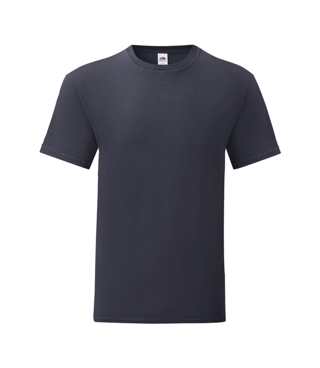 T-shirt Iconic Homme Bleu Marine Sombre Fruit Of The Loom-1